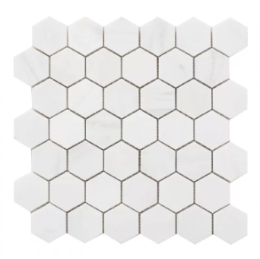 Hexagon Dolomite Honed - marble tile